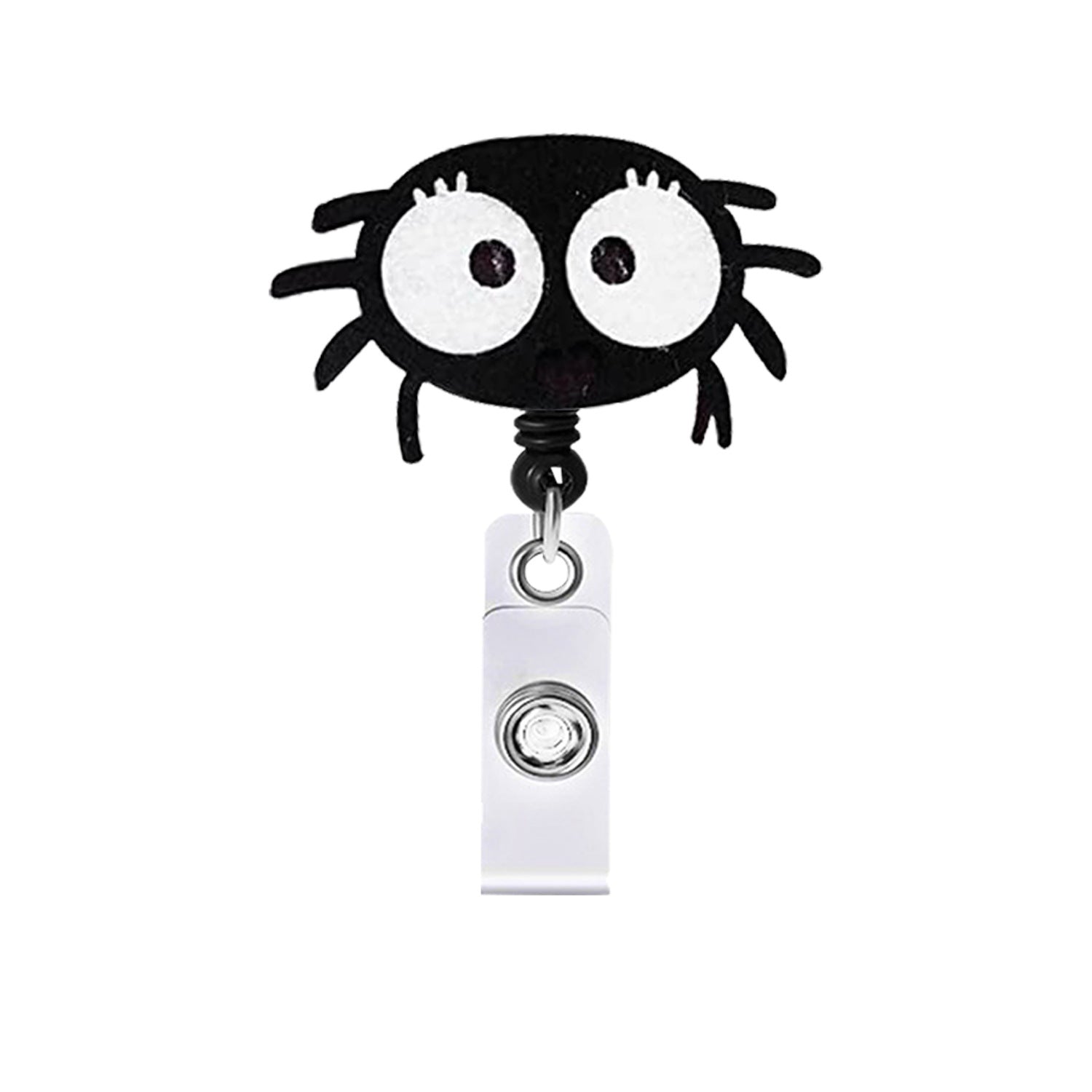 Wholesale Halloween Retractable Swivel Easy Pull Felt Telescoping Keychain