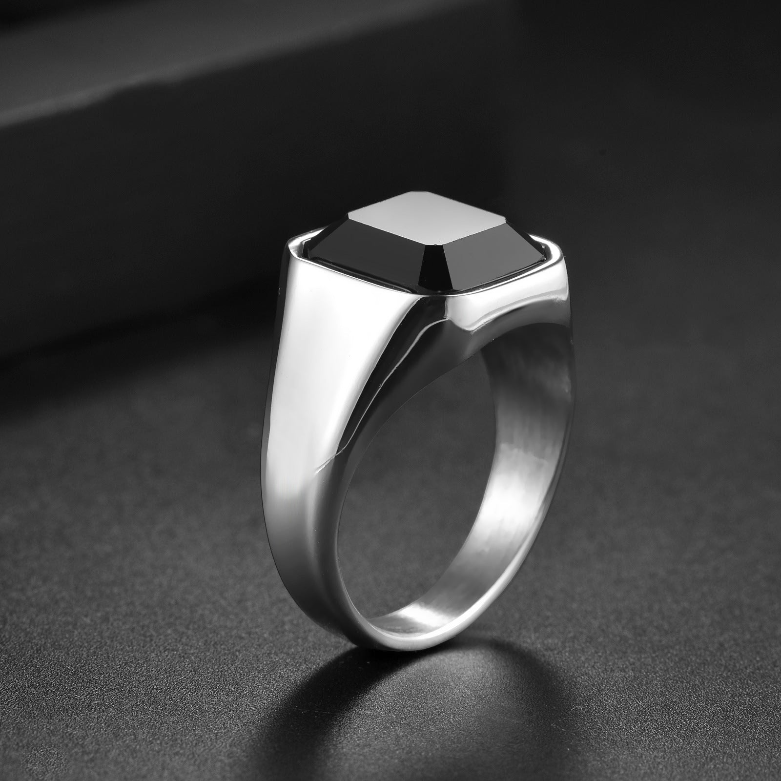 Wholesale Tiger Eyes Natural Stone Stainless Steel Men's Ring