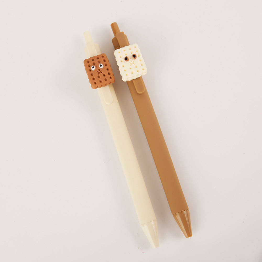 Wholesale Biscuit Shaped Plastic Ballpoint Pens