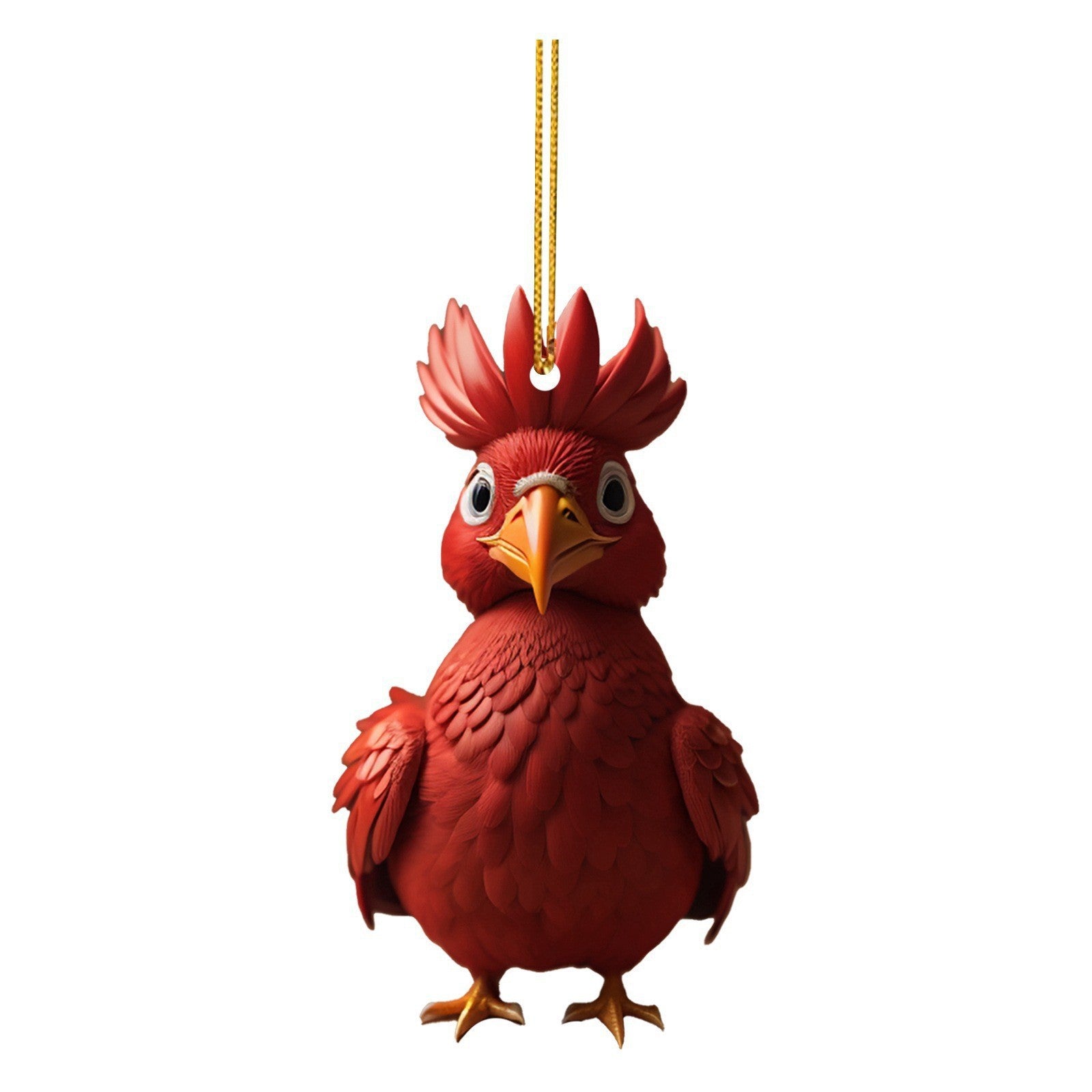 Wholesale Christmas Creative Animal Chicken Christmas Tree Acrylic  Decorations