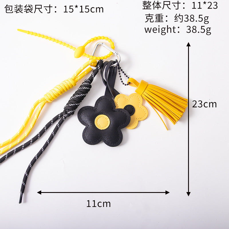 Wholesale Flower tassel keychain pendant
