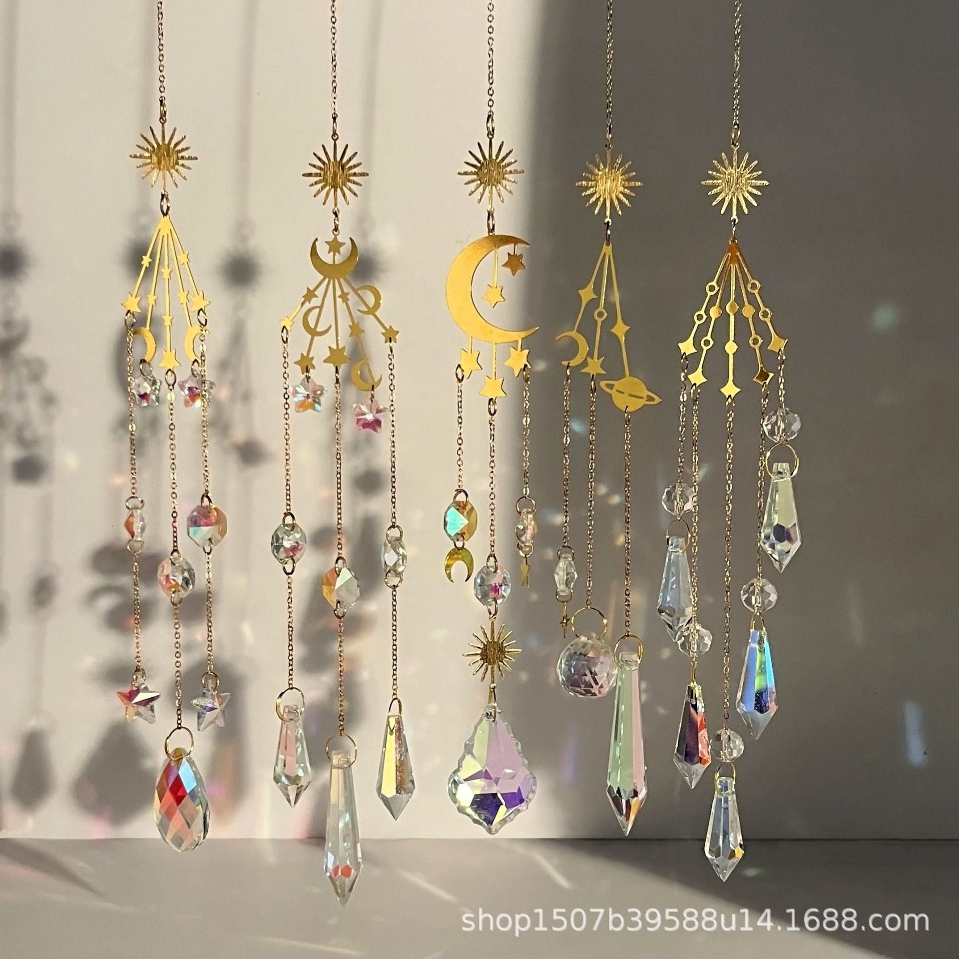 Wholesale window hanging universe galaxy planet series wind chimes