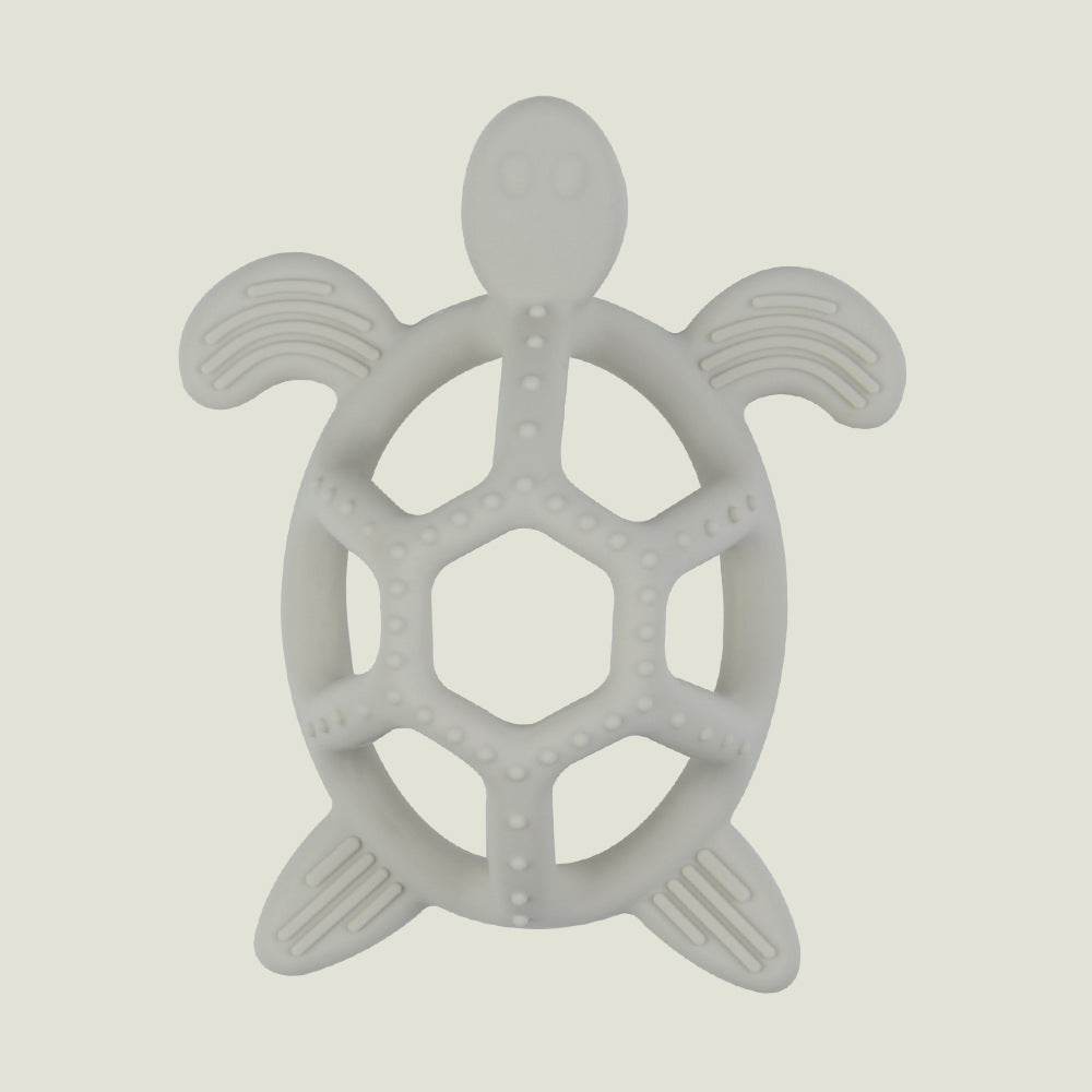 Wholesale 10pcs/pack Hemispherical Hollow Silicone Teether Baby Turtle Molar Stick Toy