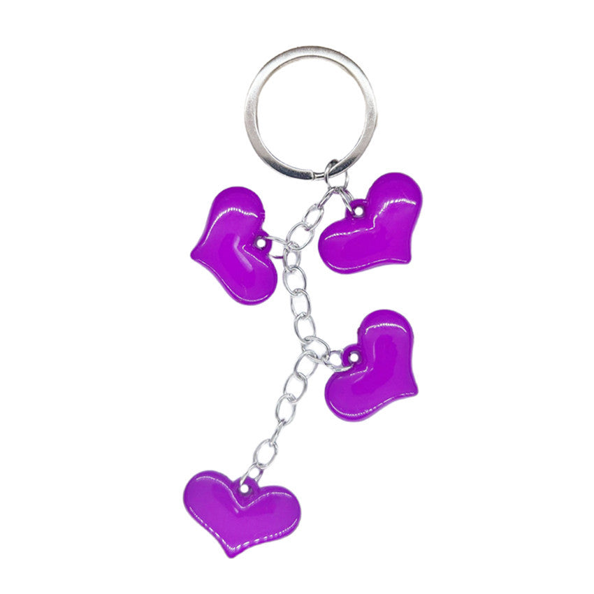Keychain de corazón acrílico de San Valentín al por mayor