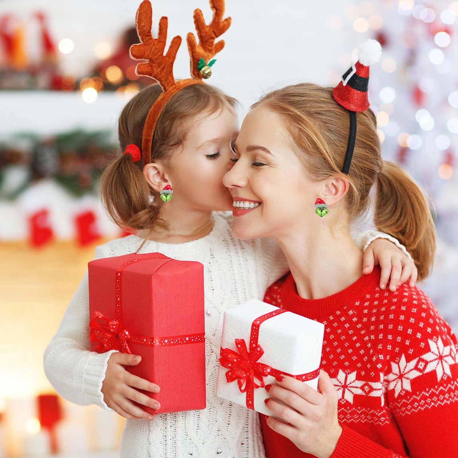 Wholesale  Christmas Monster Earrings 	OLY Exclusive