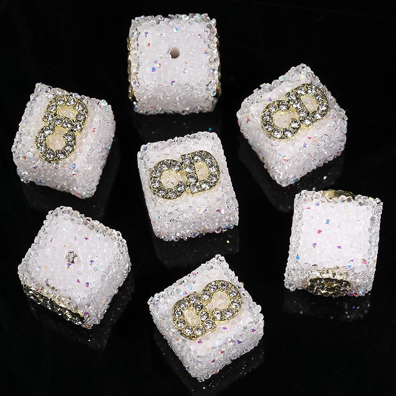 Wholesale  5pcs Colorful soft candy double-sided heart bow Acrylic Beads