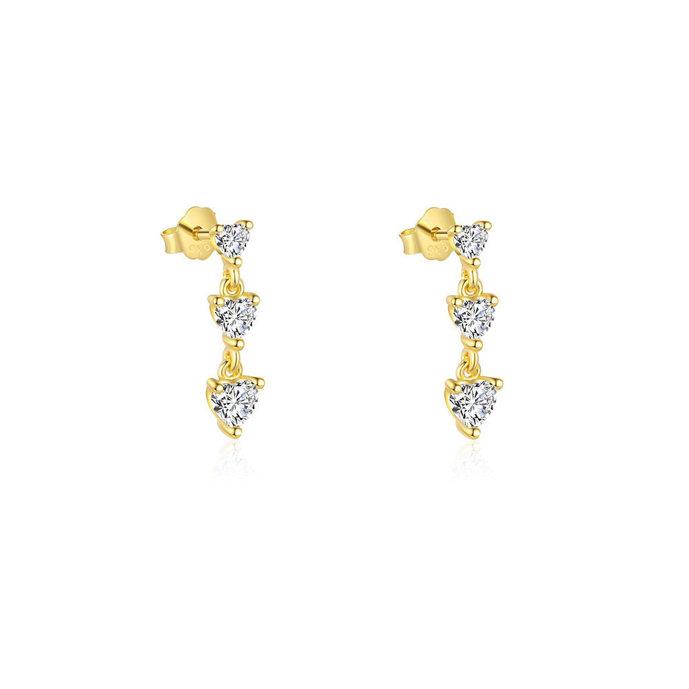 Wholesale zircon stud earrings Ear Studs