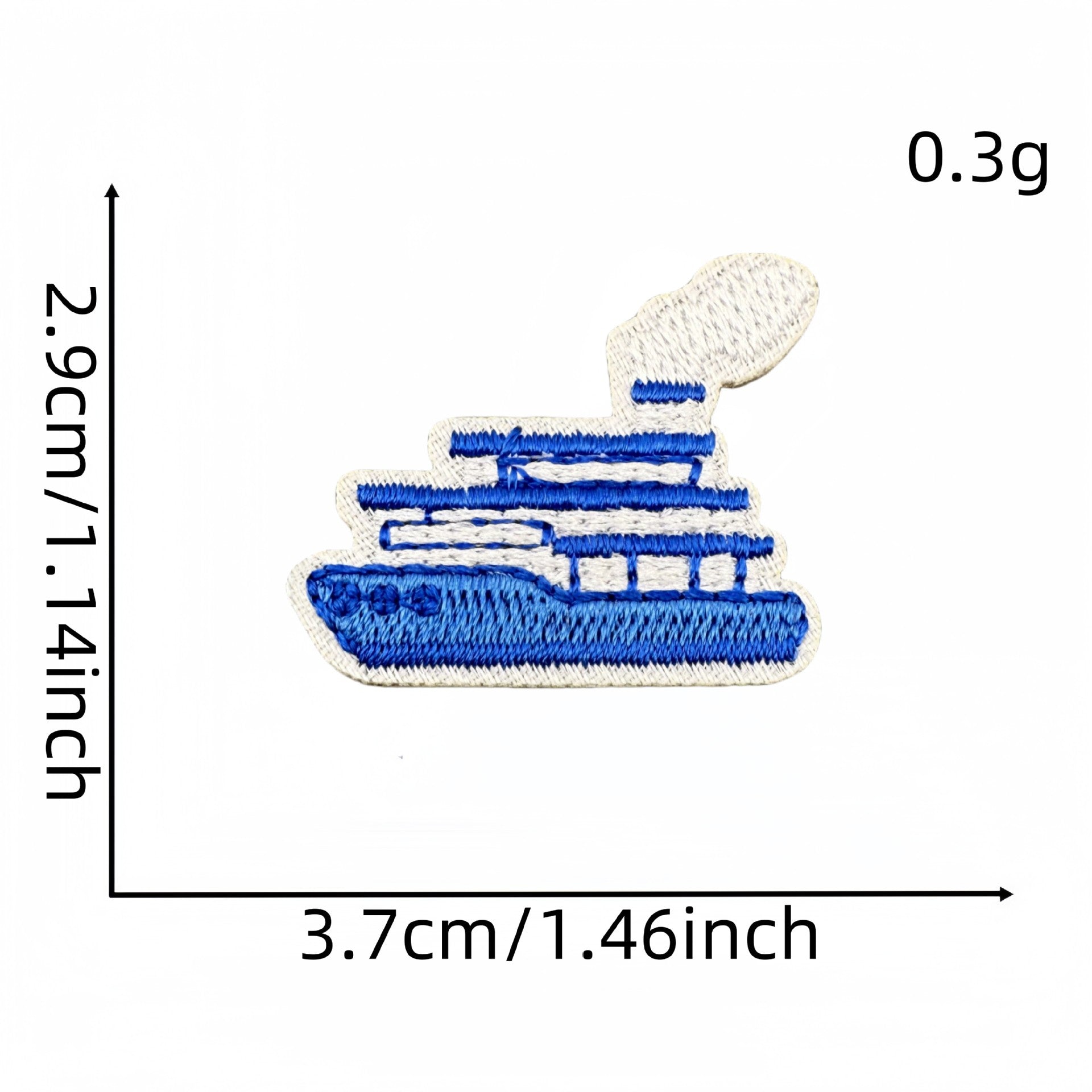 Wholesale Modern Cartoon Ocean Life Embroidered Patch Iron On Applique For Shoes Hats Fashion DIY Accessory