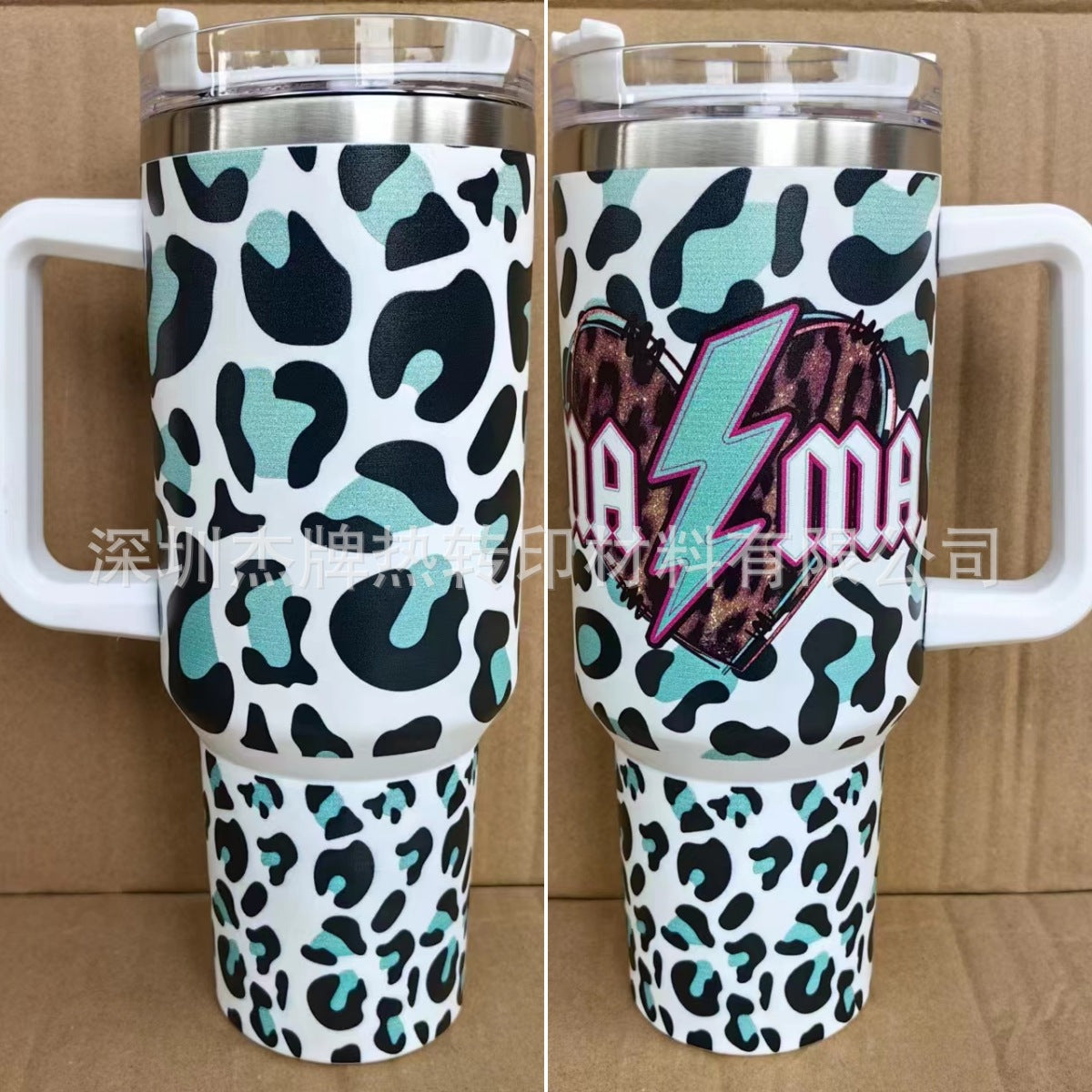 Wholesale Mother's Day Series 40oz Car Handle Large Capacity Ice Bomber Cup