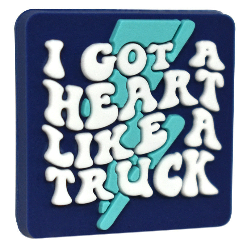 Wholesale Random 100pcs Flower Horror  Phrase Focal Beads