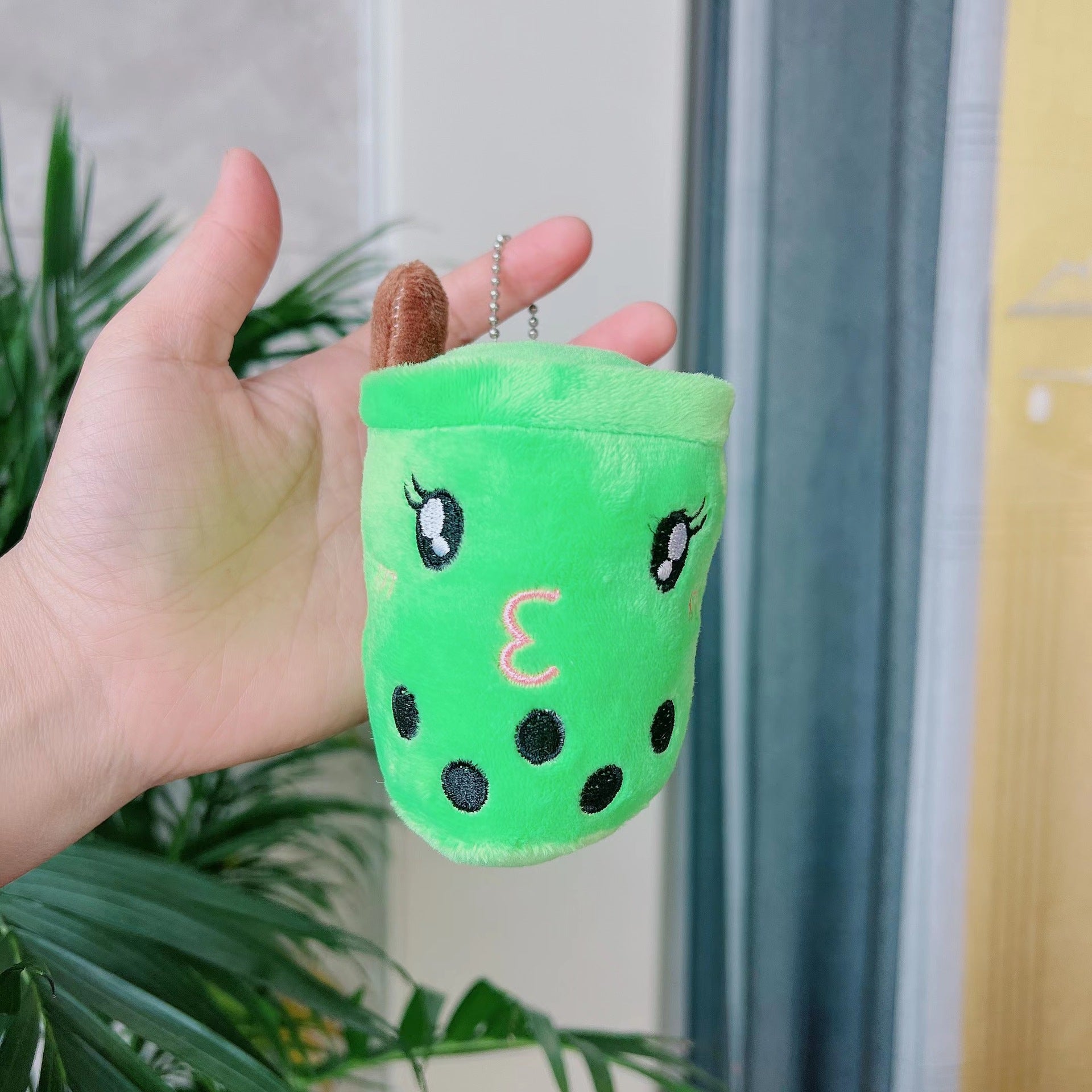 Wholesale  Plush Milk Tea Keychain Doll Doll Bag Pendant Milk Tea Plush Keychain Doll Doll