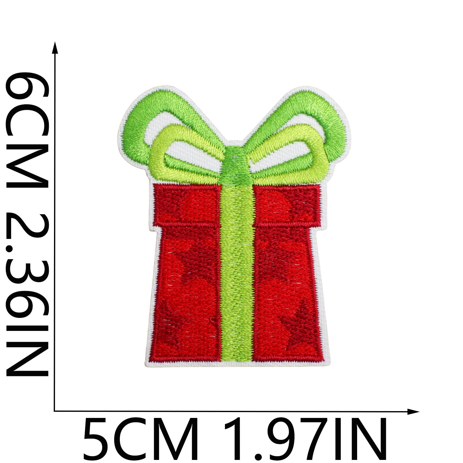 Wholesale Polyester Iron On Christmas Embroidered Patches Bells Stars Cartoon Design For Clothing DIY