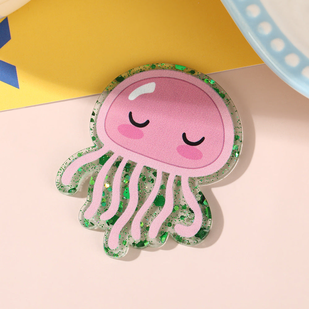 Wholesale 10pcs Cartoon of funny animals Acrylic Flatback