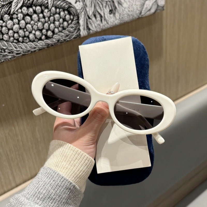 Wholesale Oval frame sun glasses