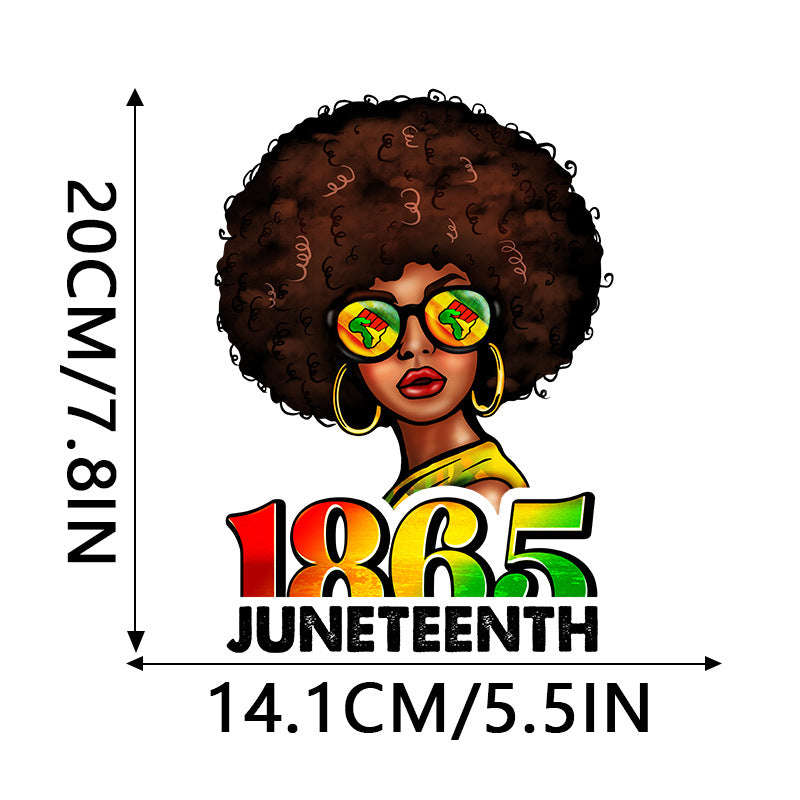 Wholesale 10pcs Black June Festival UV DTF Ready to Press Transfers Wraps