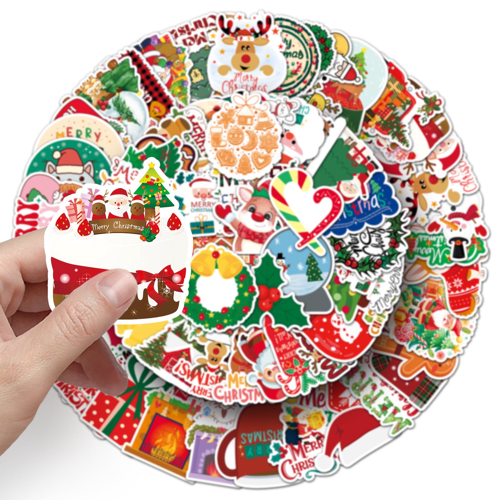 Wholesale 100 pcs/ pack Christmas Graffiti Stickers Personalized  Stickers