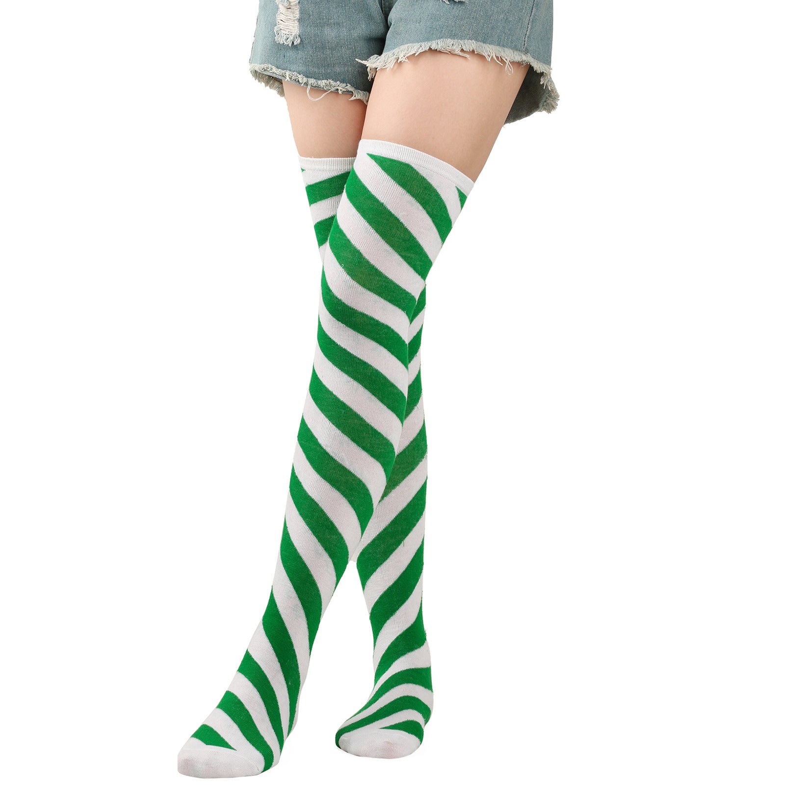 Wholesale Christmas Halloween Purple Green Twill Stockings
