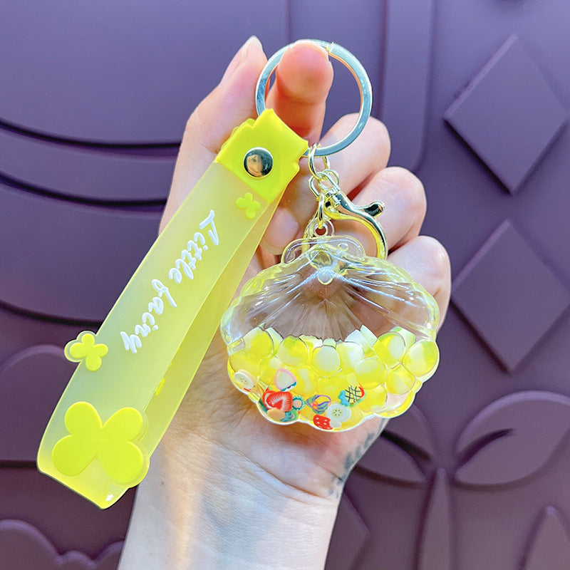 Wholesale Oil-infused Sugar Bean Shell Keychain