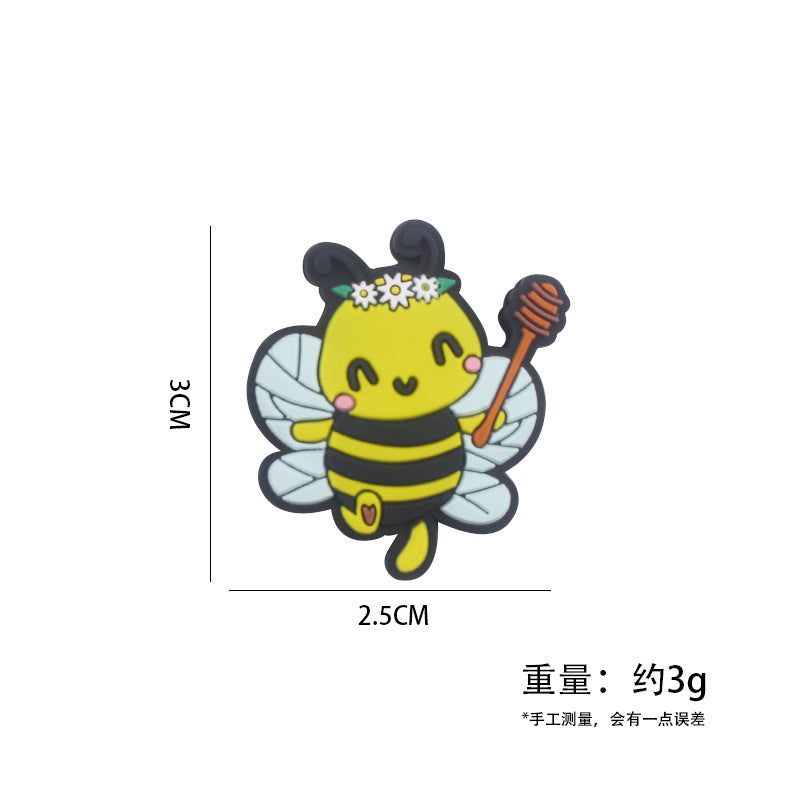 Wholesale  3pcs New baby supplies cartoon small butterfly small tooth glue creative DIY baby molars nipple anti-chain accessories