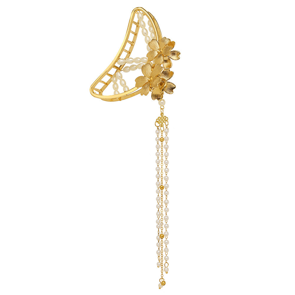 Wholesale Alloy Butterfly Heart Pendant Hair Grab