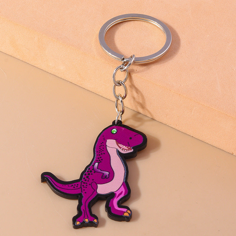 Wholesale Animal Umbrella Love Cartoon Cute Tiger Dinosaur Acrylic Keychain