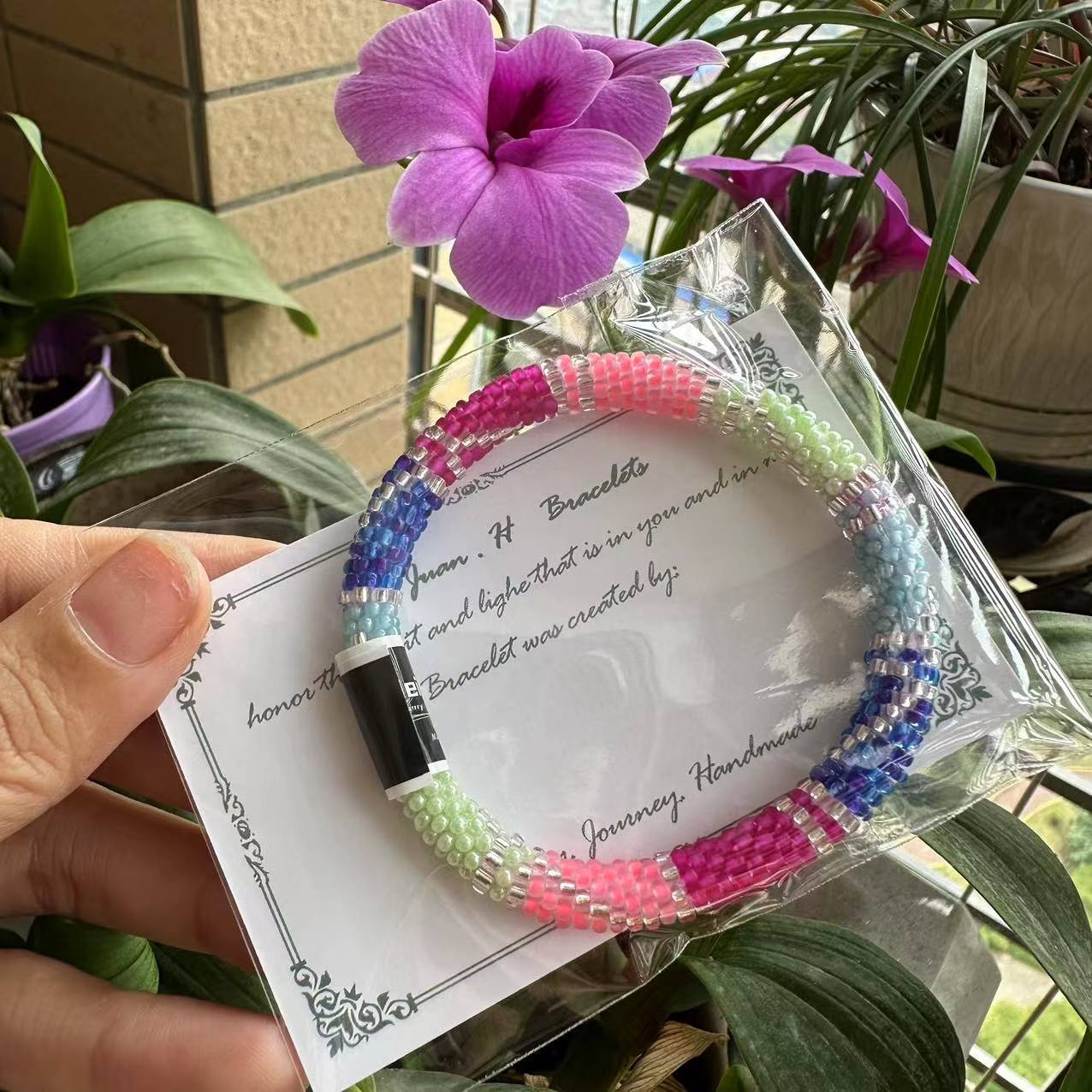 Wholesale Japanese Bohemian Rice Beads All-match Fragrance Diffuser Bracelet