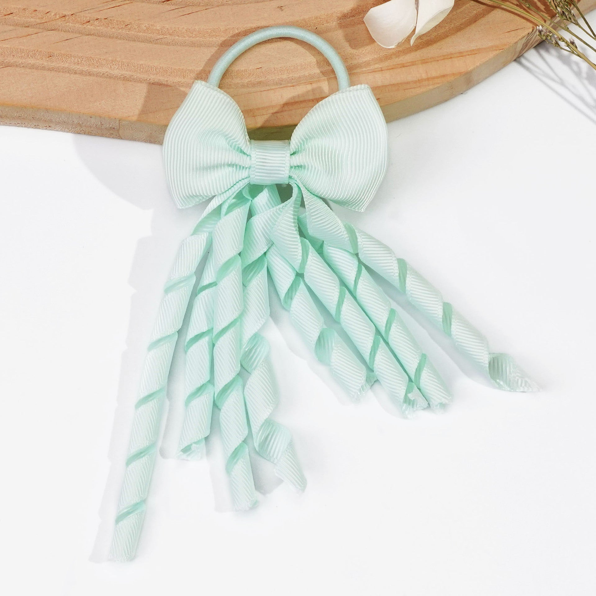 Wholesale bow rubber band roll thread belt Christmas headdress