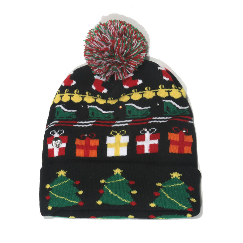 Wholesale Christmas Snowman Reindeer Christmas Tree Knit Hat