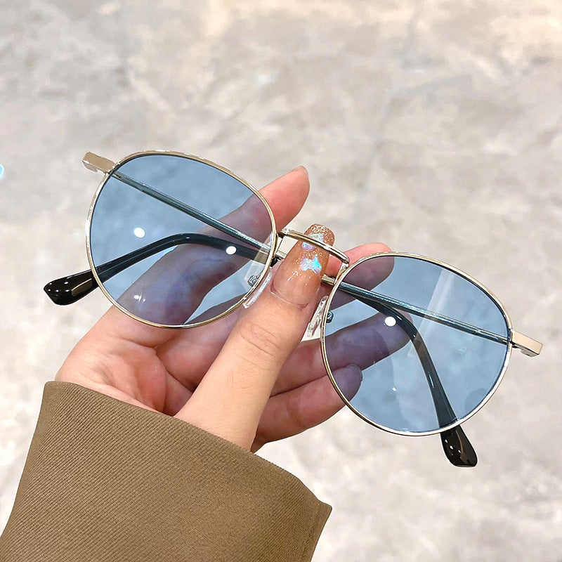 Wholesale New small round frame anti-glare sunglasses