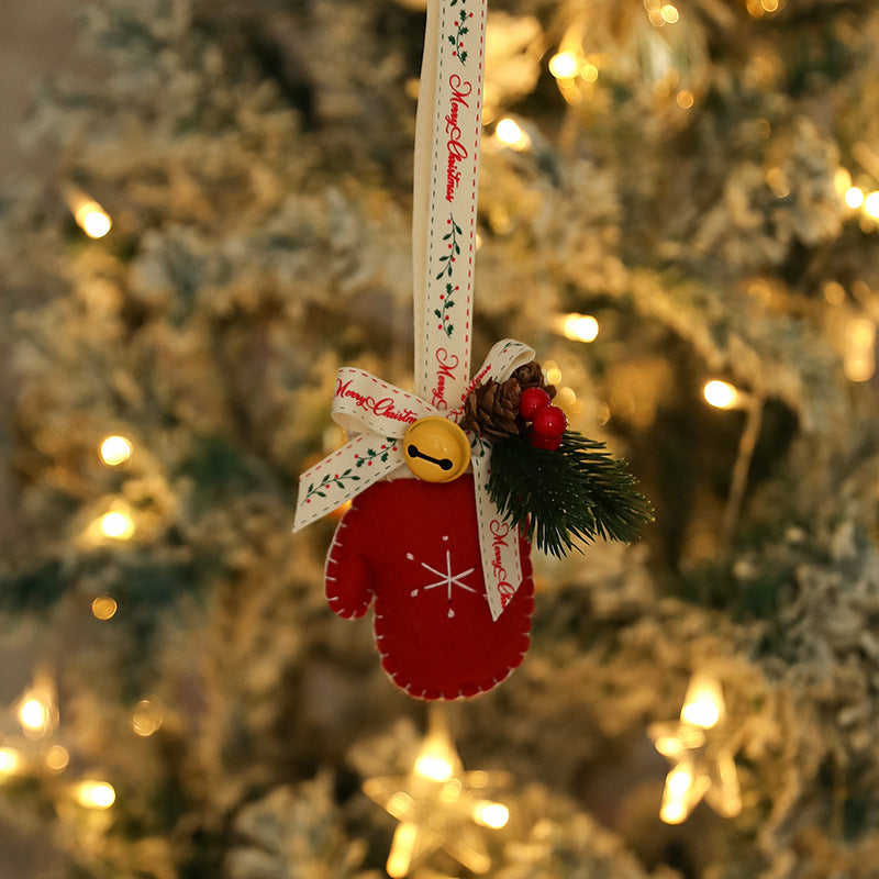 Wholesale Christmas gift plush Christmas tree pendant Christmas decoration