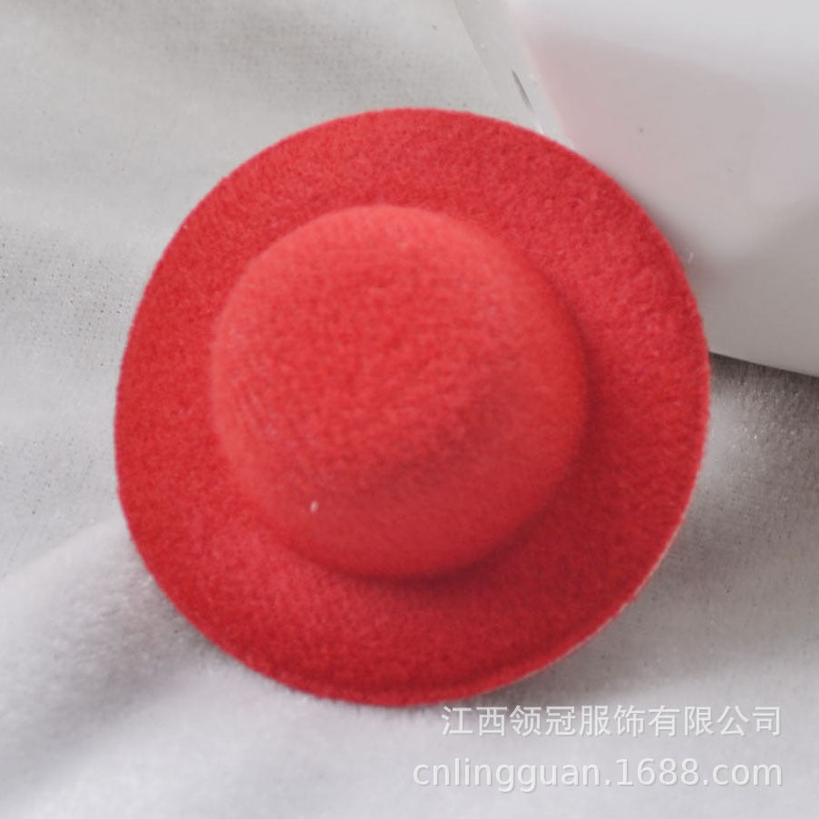 Wholesale 10pcs BJD Doll Brushed Small Top Hat Bare Hat Doll Jewelry Hat Embryo Small Jewelry Raw Material Toy Bare Hat 8cm