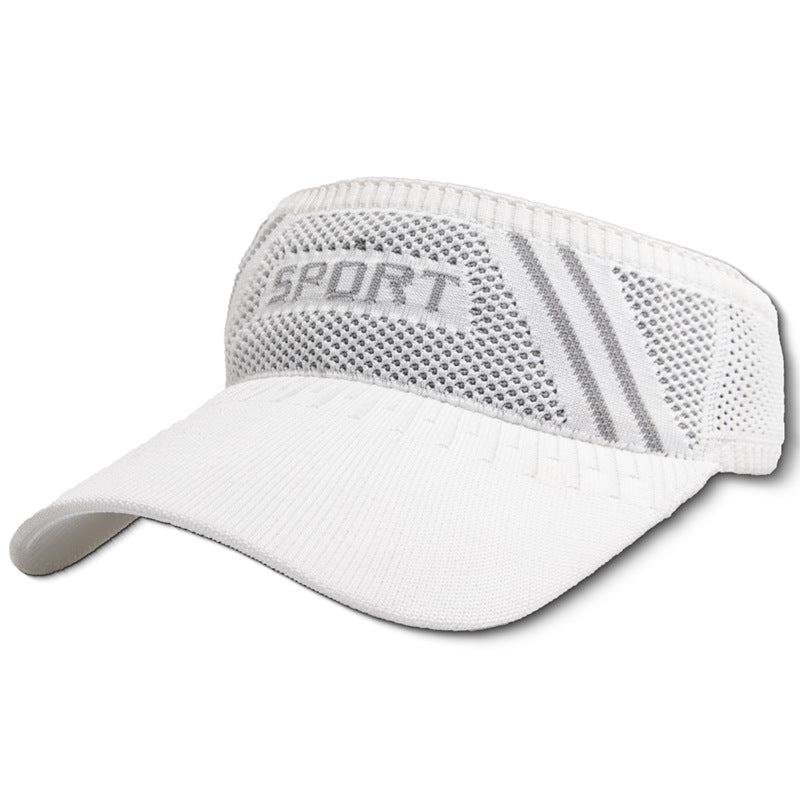 Wholesale Outdoor Sports Visor Sun Hat SPORT Polyester Hat