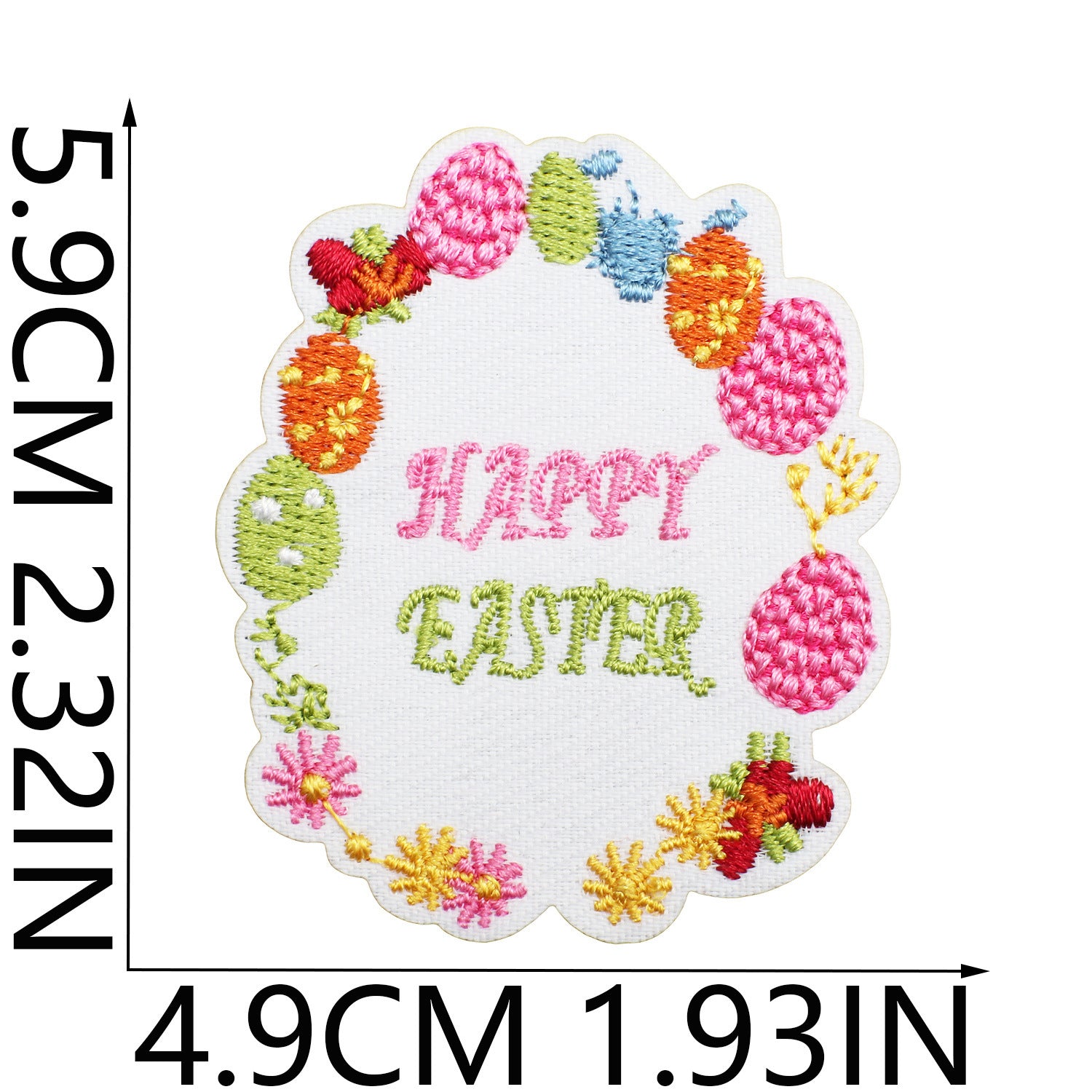 Wholesale Easter Rabbit Easter Egg Carrot Embroidery DIY Patches