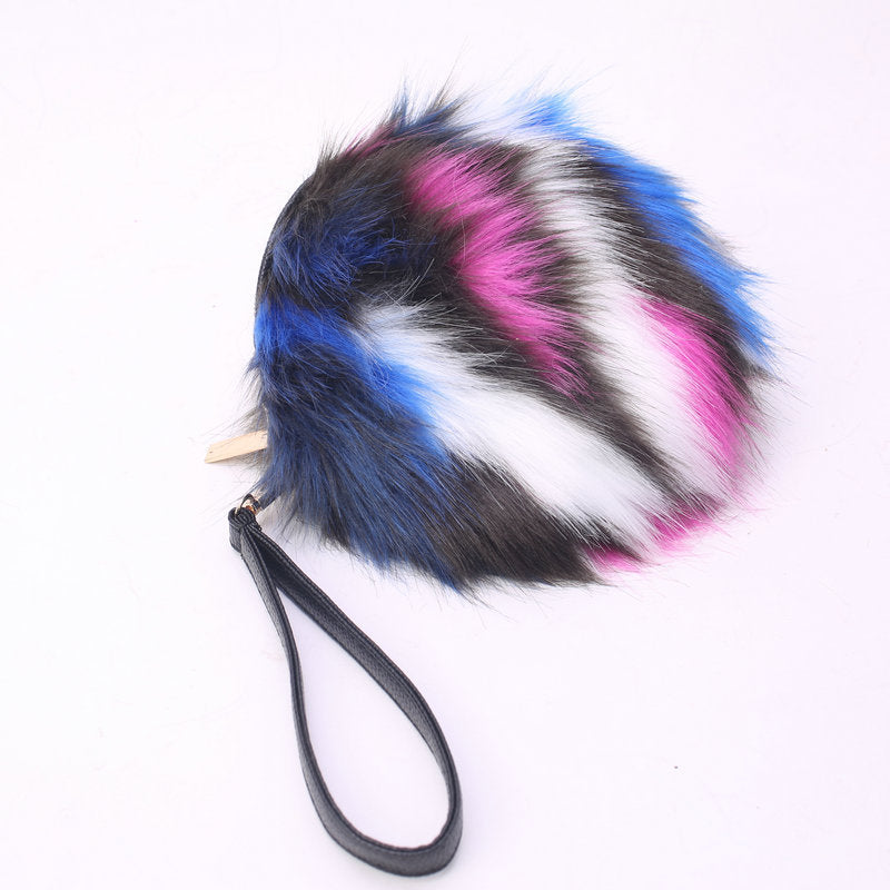 Wholesale Winter Plush Ladies Wallet