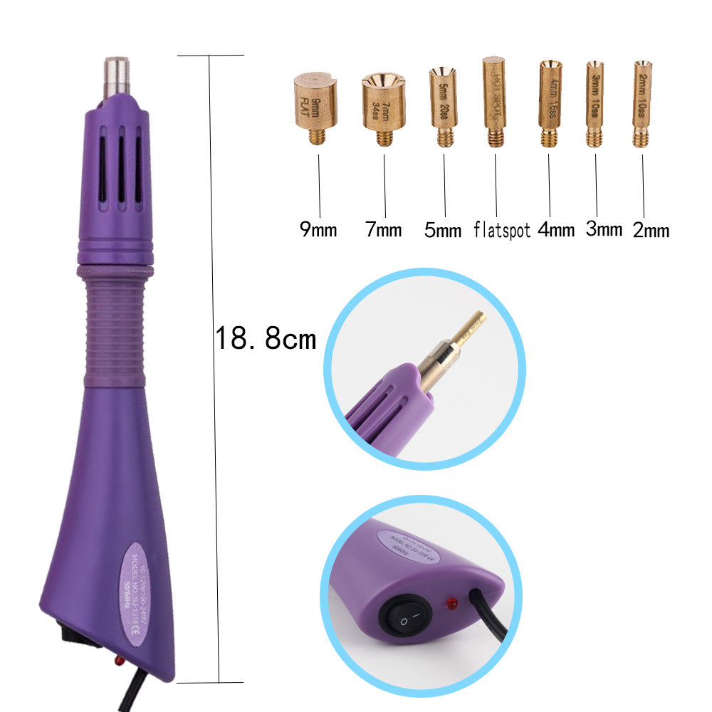 Wholesale 50pcs diy handmade hardware tool set portable clothing point drilling pen ironing drilling machine
