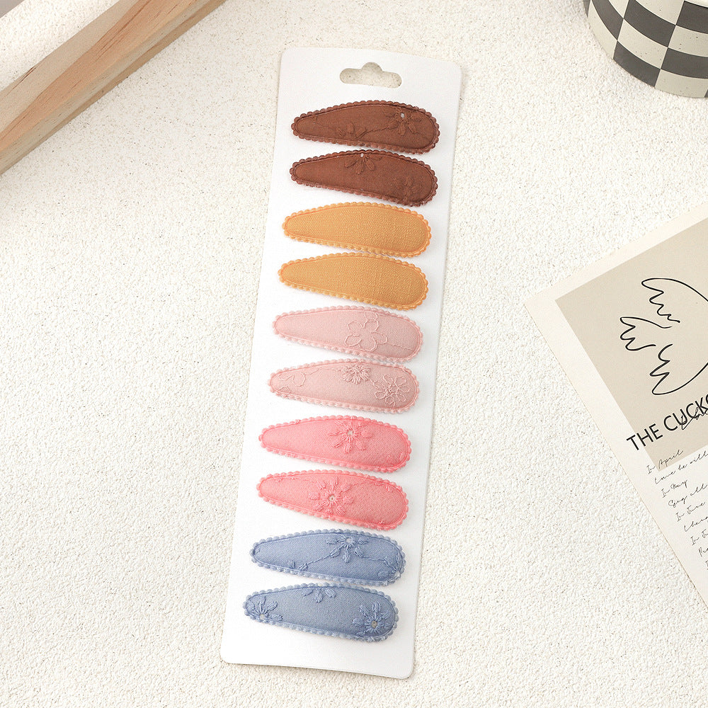 Wholesale New Water Drop bb Clip Hairpin Children's Bangs Clip Girl's Spring Hairpin Side Clip Hair Accessories Headdress