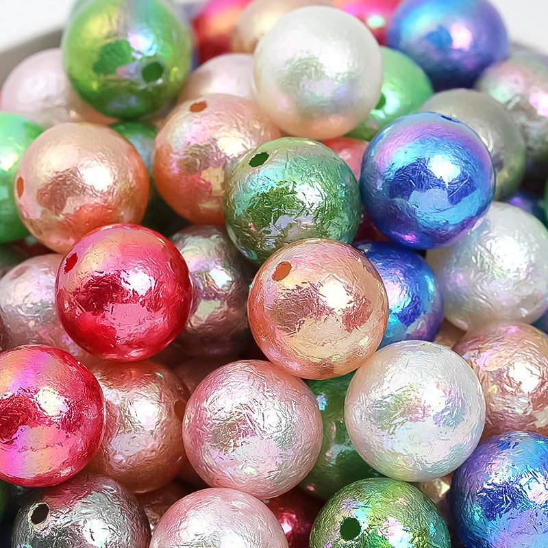 Wholesale of 50PCS/PACK Colored Shell Acrylic Beads