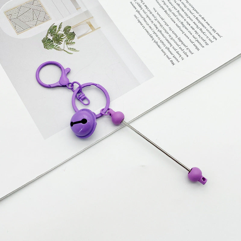 Wholesale DIY Candy Colored Bead Cute Keychains