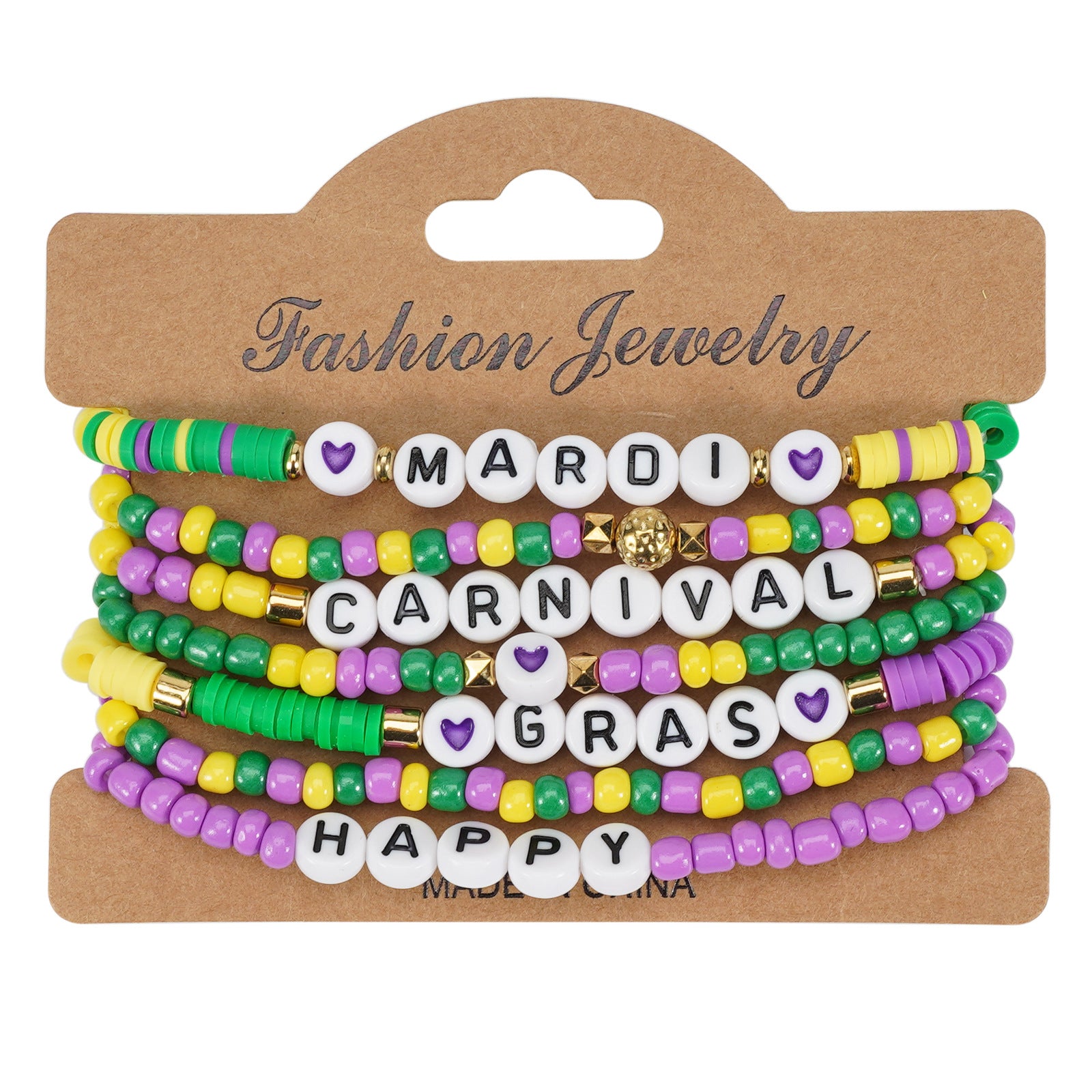 Wholesale Carnival Love Soft Ceramic Beaded Bracelet