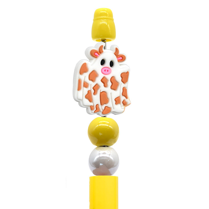 Wholesale 100pcs Creative DIY Halloween Skull Soft Beads