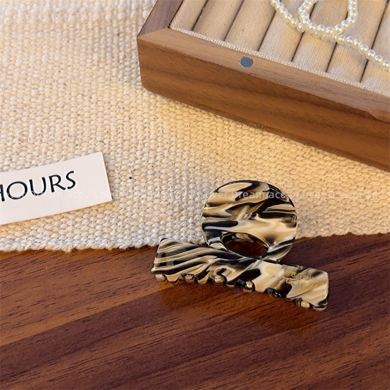 Clips de cabello pequeño de acetato de leopardo de leopardo para niños al por mayor