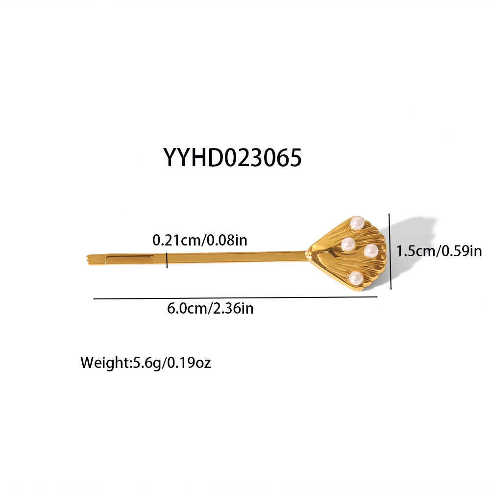 Wholesale Fashion Stainless Steel Autumn and Winter High-grade Sunflower Bangs Hairpin