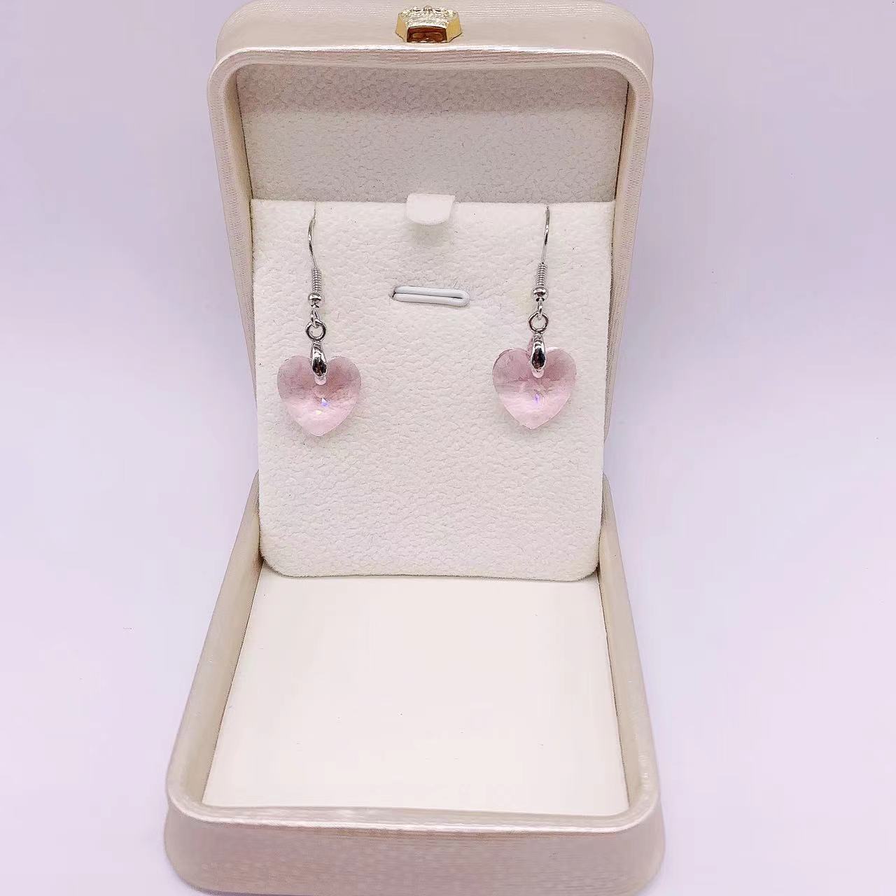 Wholesale Crystal Fashion Women's Ocean Star Heart Pendant Earrings