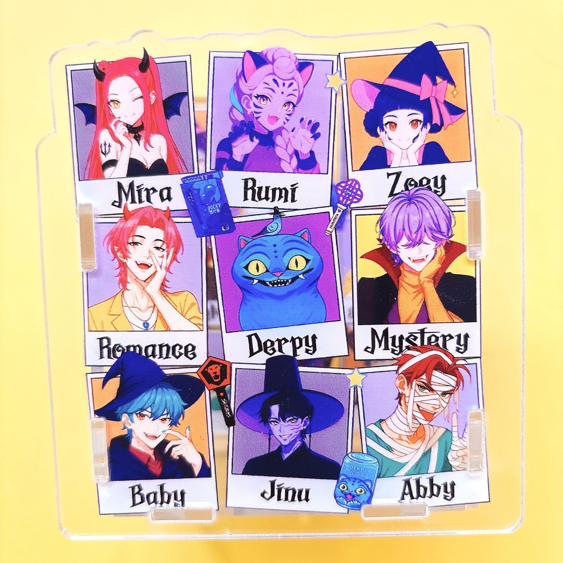 Wholesale 10cm acrylic pen holder pen box stationery storage