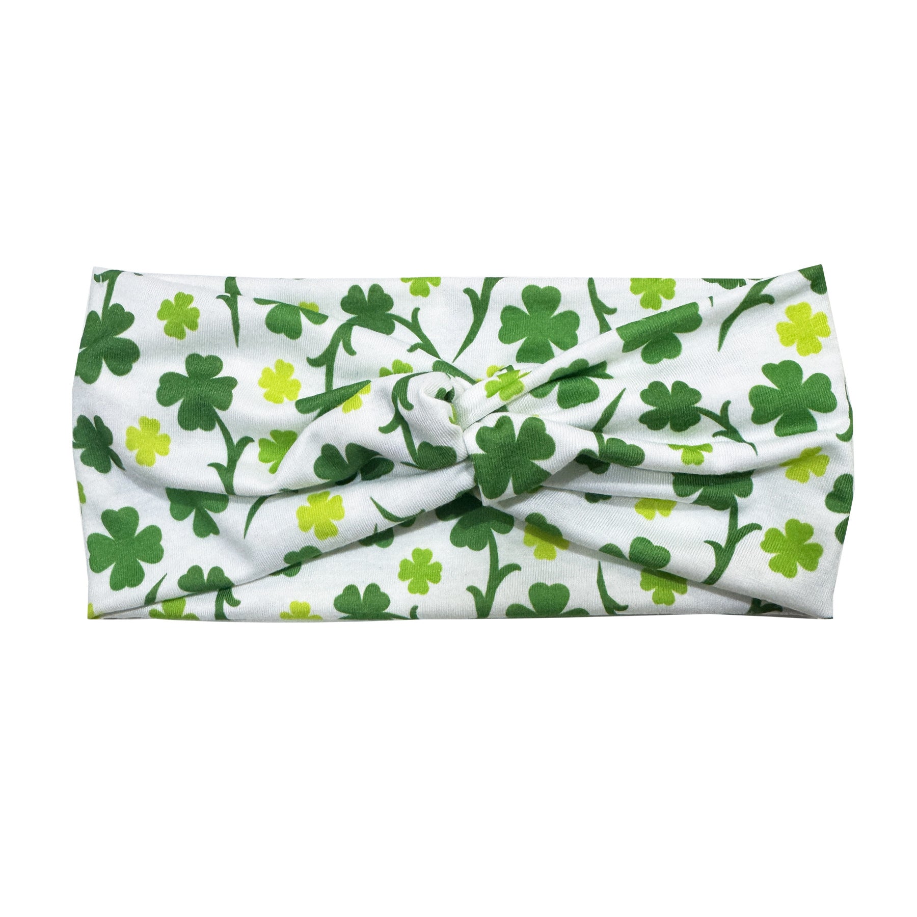 Wholesale St.  Patrick' s Day clover print cross headband