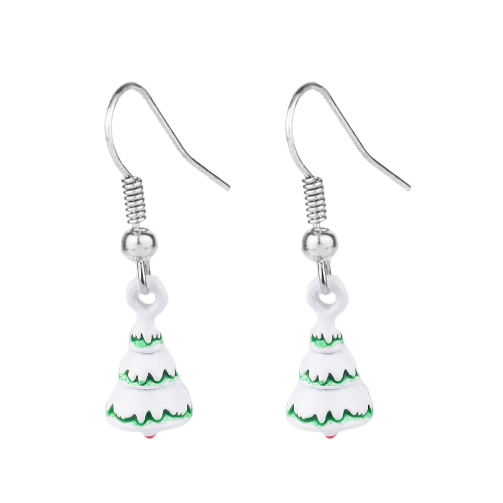 Wholesale Christmas Tree  Snowman Earrings