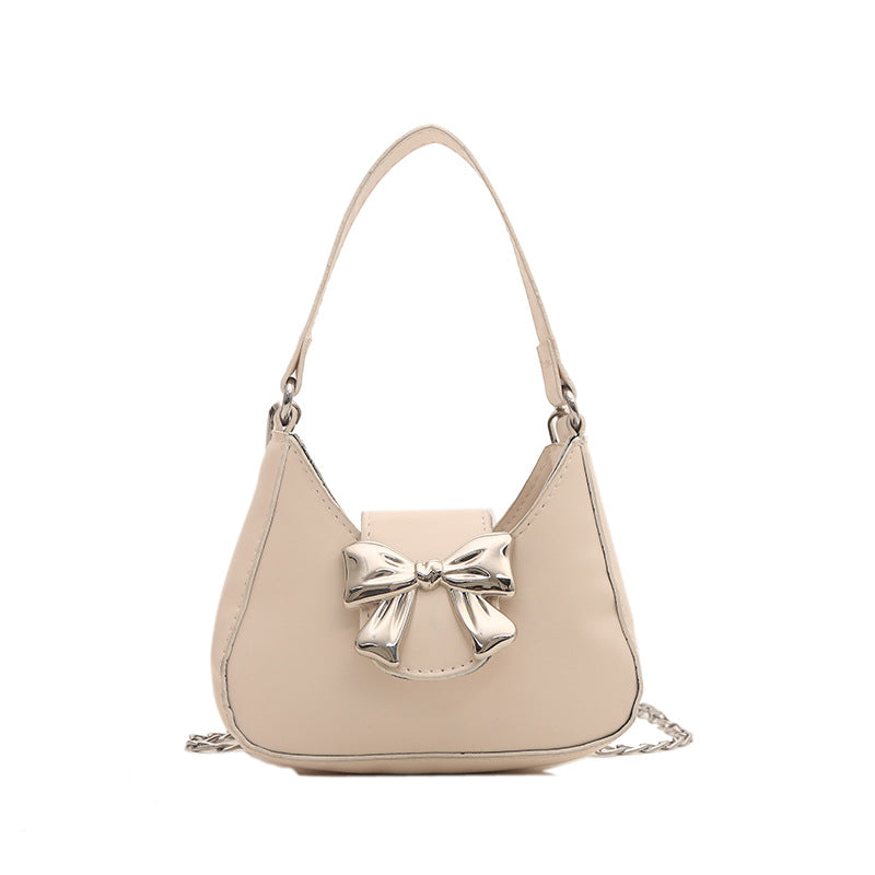 Wholesale Fashion Bow Decoration Popular Chain Crossbody Shoulder Bag