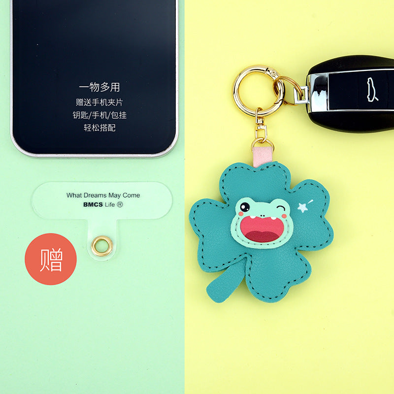 Wholesale of Cute Flower Animal PU Keychains