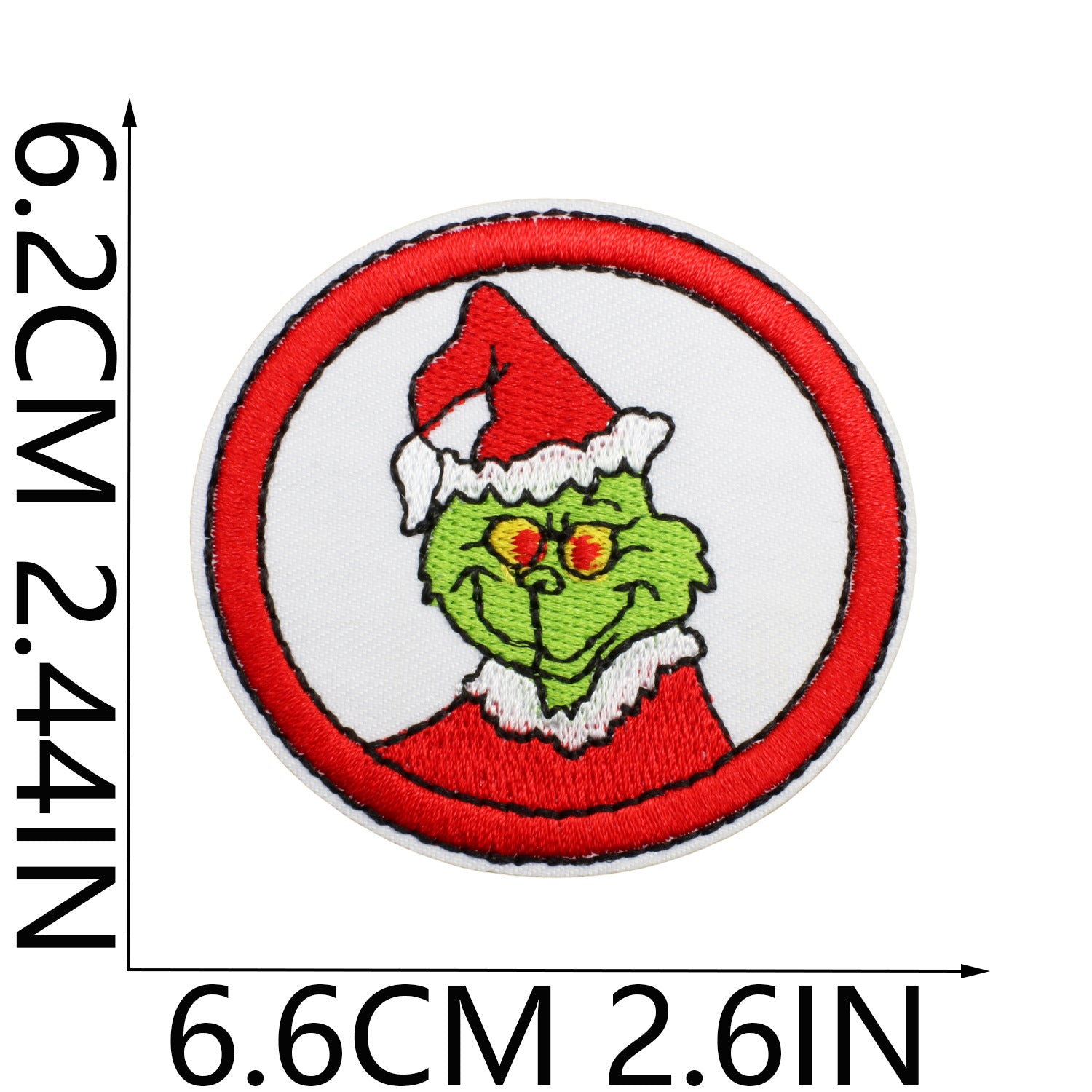 Wholesale Embroidered Christmas Patch Funny Holiday Design Polyester Thread Applique For Clothing Resale  OLY Exclusive