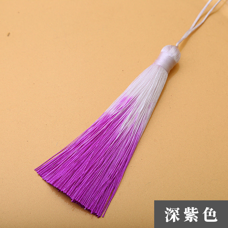 Wholesale Small Gradient Dye Tassel Vertical Decorative Pendant